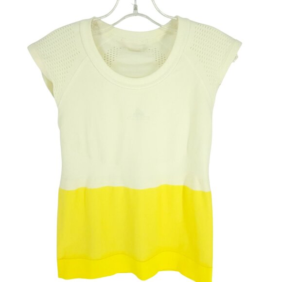 adidas Stella McCartney Barricade T-Shirt Tennis core Golfcore Yellow Seamless M - Picture 13 of 15